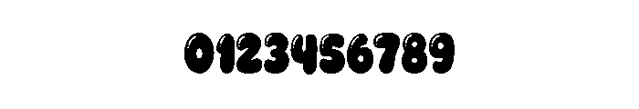 Voluptuous Bubble Font OTHER CHARS