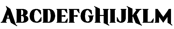 Vonem Regular Font UPPERCASE