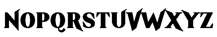 Vonem Regular Font UPPERCASE