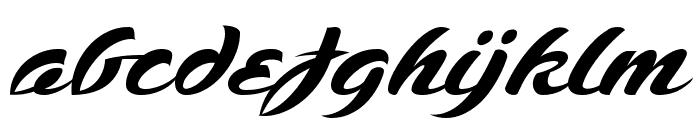 Voodoo Script Font LOWERCASE