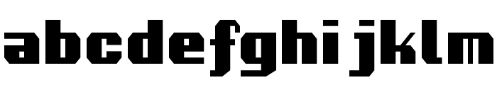 Voortrekker Condensed Font LOWERCASE