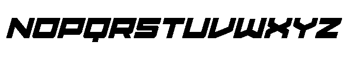 Vortex Dancer Condensed Italic Font LOWERCASE