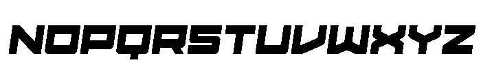 Vortex Dancer Condensed SligIt Font LOWERCASE