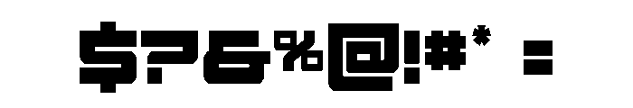 Vortex Dancer Condensed Font OTHER CHARS