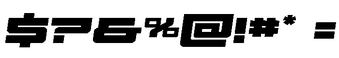 Vortex Dancer Expanded SlighIt Font OTHER CHARS