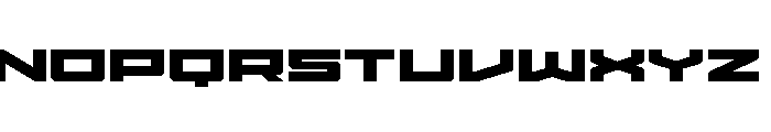 Vortex Dancer Expanded Font LOWERCASE