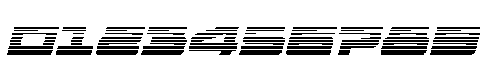 Vortex Dancer Gradient Italic Font OTHER CHARS