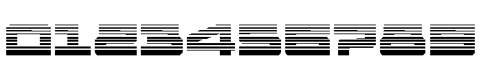 Vortex Dancer Gradient Font OTHER CHARS