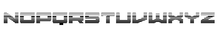 Vortex Dancer Gradient Font LOWERCASE