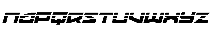 Vortex Dancer Halftone Italic Font UPPERCASE