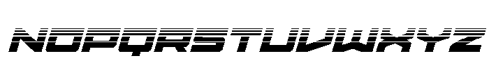 Vortex Dancer Halftone Italic Font LOWERCASE