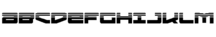 Vortex Dancer Halftone Font UPPERCASE