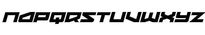 Vortex Dancer Italic Font UPPERCASE
