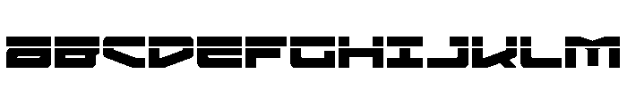 Vortex Dancer Laser Font UPPERCASE