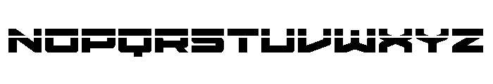 Vortex Dancer Laser Font LOWERCASE