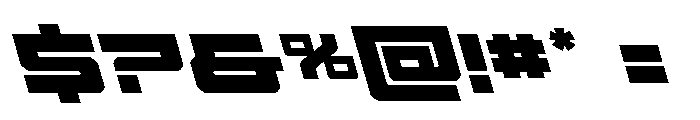 Vortex Dancer Leftalic Font OTHER CHARS