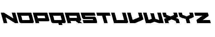 Vortex Dancer Leftalic Font LOWERCASE