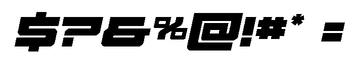 Vortex Dancer Semi-Italic Font OTHER CHARS
