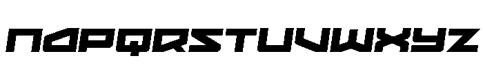 Vortex Dancer Slight-Italic Font UPPERCASE