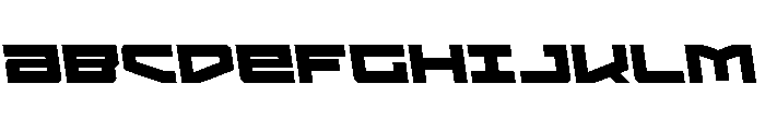 Vortex Dancer Slight-Leftalic Font UPPERCASE