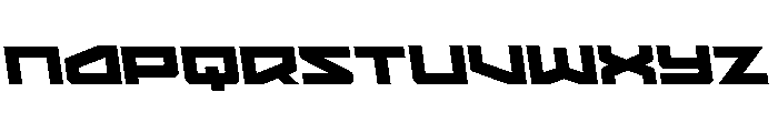 Vortex Dancer Slight-Leftalic Font UPPERCASE