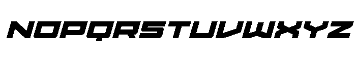Vortex Dancer Spaced Italic Font LOWERCASE