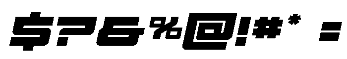 Vortex Dancer Spaced Semi-Ital Font OTHER CHARS