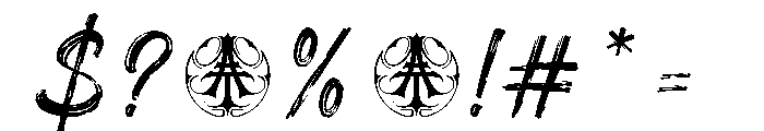 VorthmirqPersonalUseOnly-Regula Font OTHER CHARS