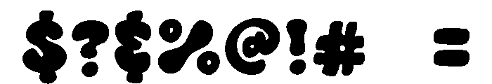 Voyage Rush Font OTHER CHARS