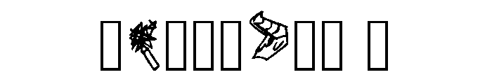 Vozdedios Regular Font OTHER CHARS