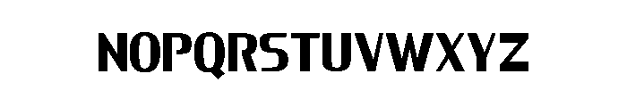 volunmo Font UPPERCASE
