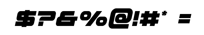 voxBOX Semi-Italic Font OTHER CHARS