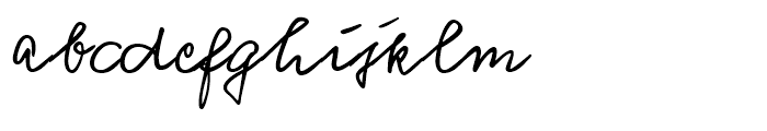 Vogel Handwriting Pro Regular Font LOWERCASE