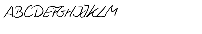 Volker Handwriting Pro Regular Font UPPERCASE