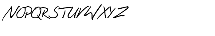 Volker Handwriting Pro Regular Font UPPERCASE