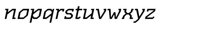 Volt Italic Font LOWERCASE