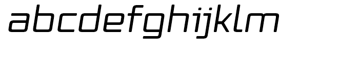Vox Round Wide Medium Italic Font LOWERCASE