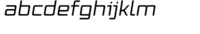Vox Wide Medium Italic Font LOWERCASE