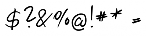 Vogel Handwriting Pro Regular Font OTHER CHARS