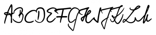 Vogel Handwriting Pro Regular Font UPPERCASE