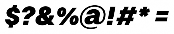 Volkart Black Italic Font OTHER CHARS