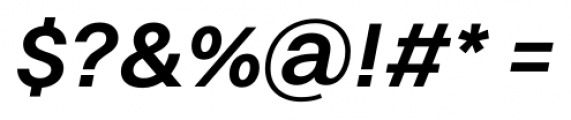 Volkart Bold Italic Font OTHER CHARS
