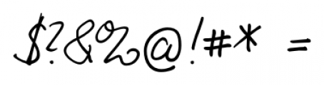 Volker Handwriting Pro Regular Font OTHER CHARS