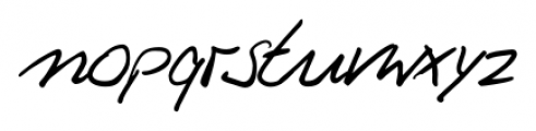 Volker Handwriting Pro Regular Font LOWERCASE
