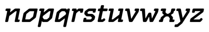 Volt Bold Italic Font LOWERCASE