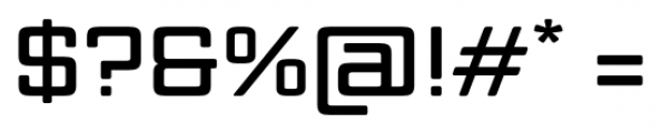 Vox Round Wide Semibold Font OTHER CHARS