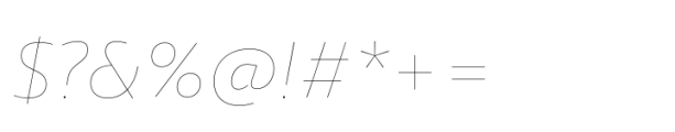 Vocal Hairline Line Italic Font OTHER CHARS