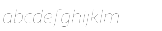 Vocal Hairline Line Italic FONT