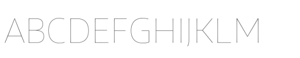 Vocal Hairline Line Font UPPERCASE