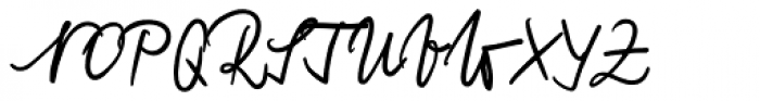 Vogel Handwriting Pro Font UPPERCASE